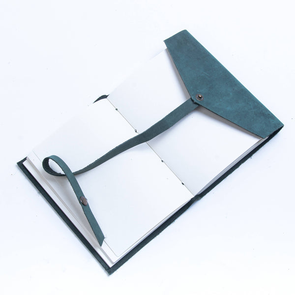 Leather journal diary with Unruled/Ruled page Travel journal: Lined