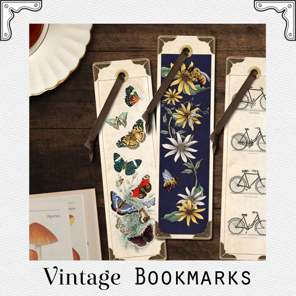 Vintage Bookmarks: Bicycles