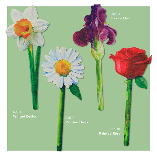 Flower Bookmarks: Purple Tulip