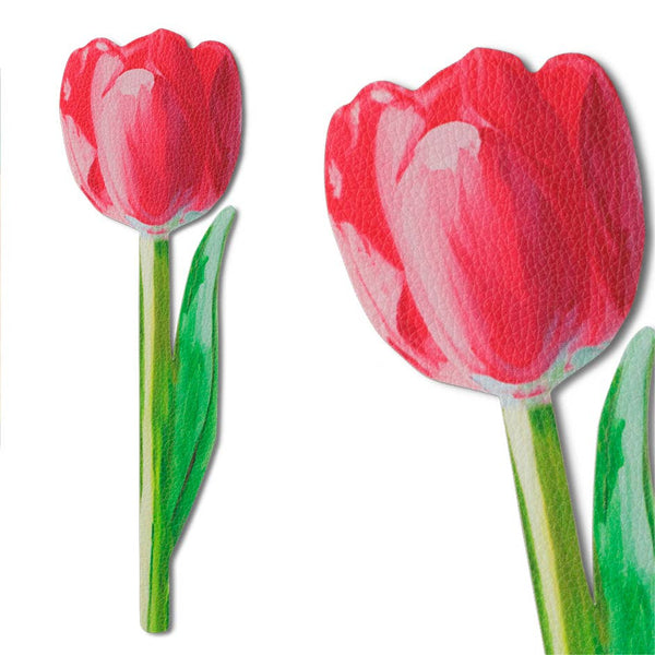 Flower Bookmarks: Purple Tulip
