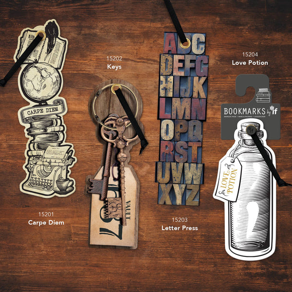 Academia Bookmarks: Typewriter