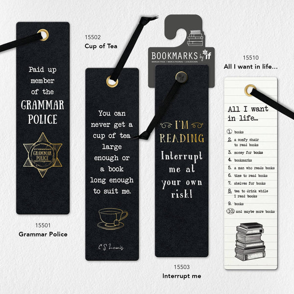 Literary Bookmarks: Interrupt Me
