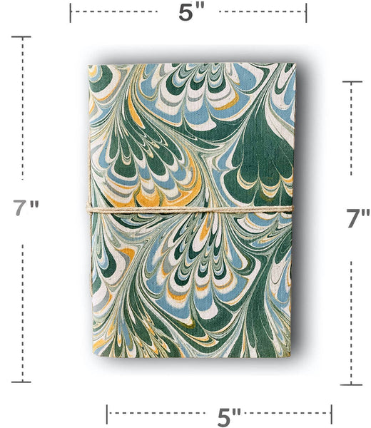Hardcover Journal Diary Notebook with Marble Print Bahi