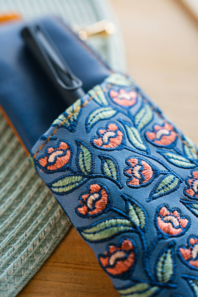 Creeping Floral Embroidered Notebook Pouch NBPOUCH2229