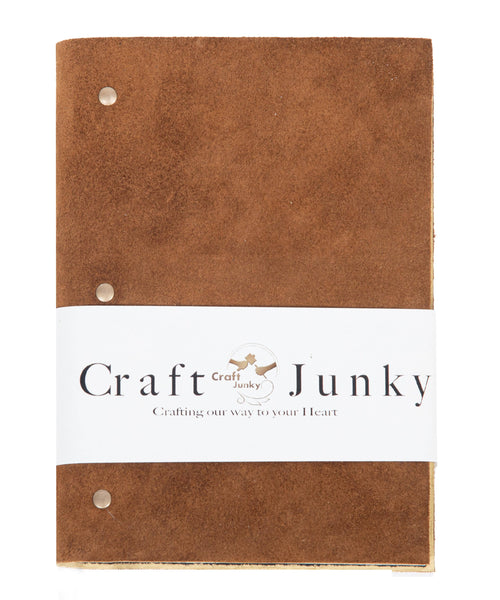 Soft Cover Suede leather diary journal: Ruled