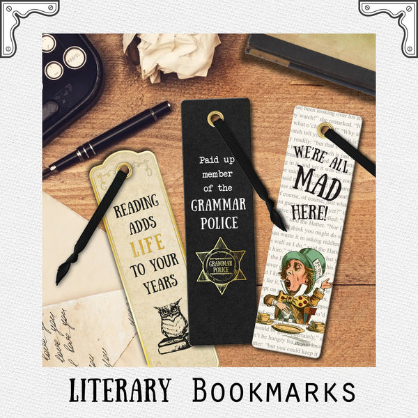 Literary Bookmarks: Books + PJs