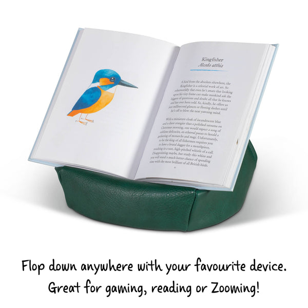 Bookaroo Bean Bag Reading Rest: Turquoise and Purple