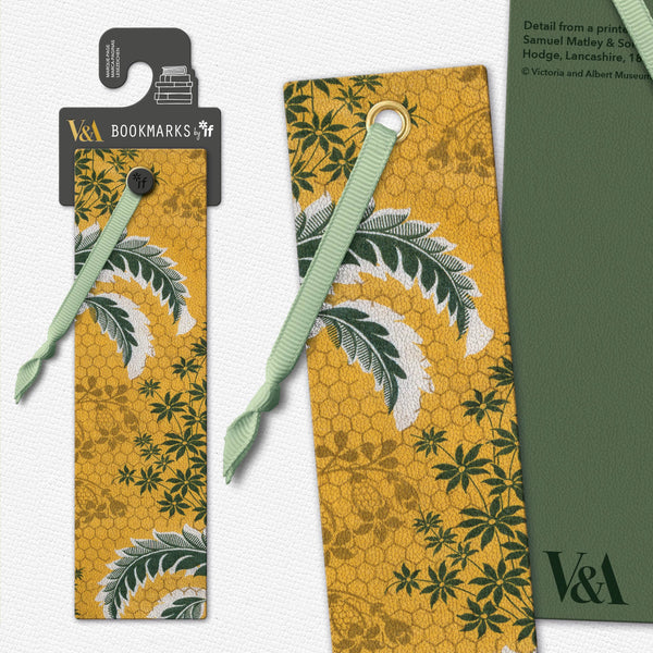 V&A Collection Bookmarks: Pink Berry Textiles