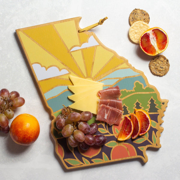 Georgia Cutting Board with Artwork by Summer Stokes