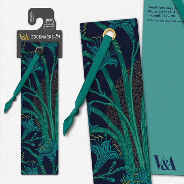 V&A Collection Bookmarks: Crane Day Lilies
