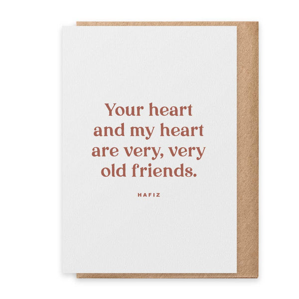 Old Friends / Hafiz - Greeting Card