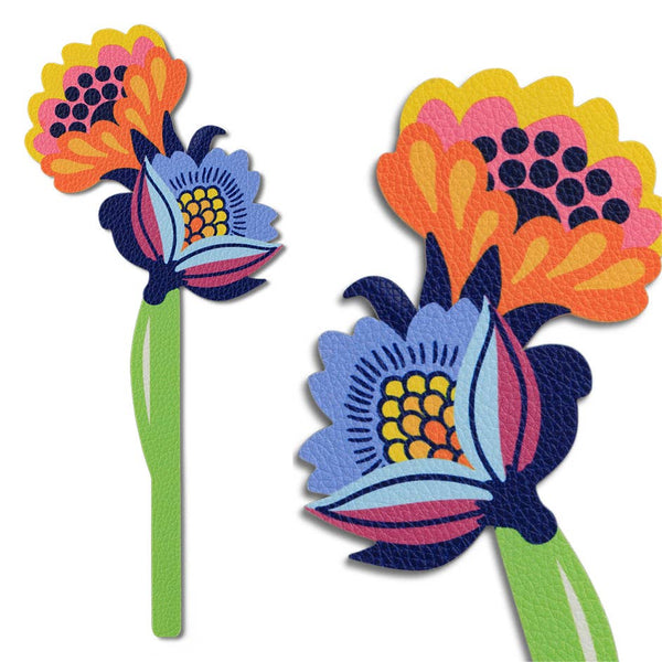Flower Bookmarks: Purple Tulip