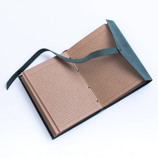 Leather journal diary with Unruled/Ruled page Travel journal: Lined