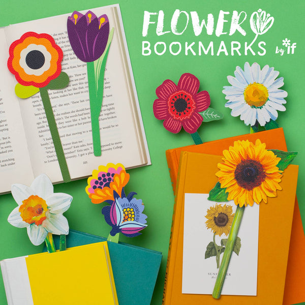 Flower Bookmarks: Purple Tulip