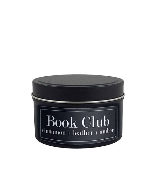 Book Club Sandalwood + Amber 4oz Soy Candle